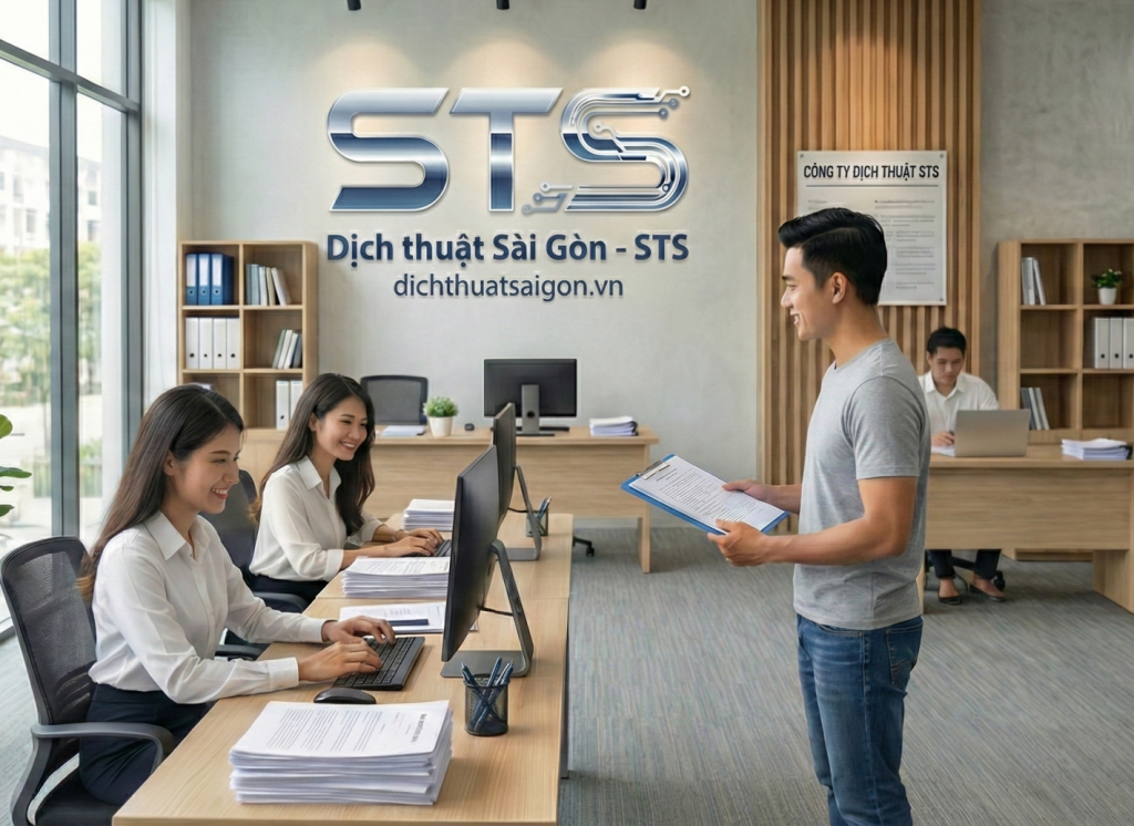 Dịch thuật Sài Gòn - STS cung cấp các giải pháp dịch thuật Hồ sơ năng lực doanh nghiệp toàn diện